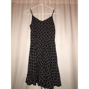 black and white sun dress